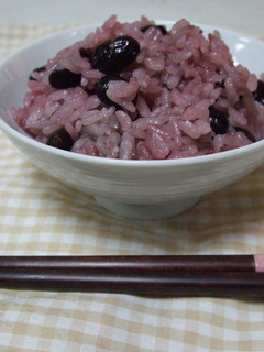 お酢で健康!黒豆ご飯♪-レシピのメイン写真