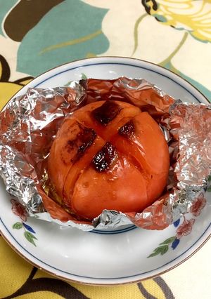 丸ごとトマトのダシホイル焼き♪-レシピのメイン写真