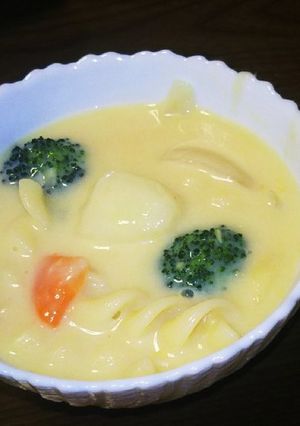 残り物でスープパスタ-レシピのメイン写真