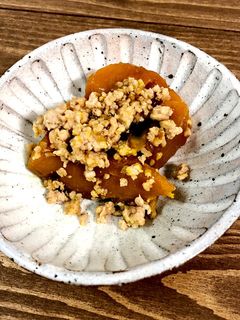 かぼちゃの鶏そぼろ煮-レシピのメイン写真