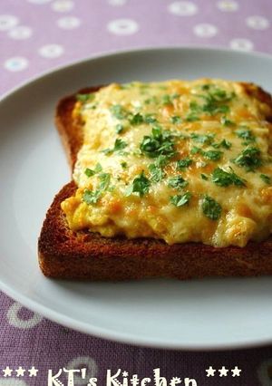 カレーマヨエッグ☆トースト-レシピのメイン写真
