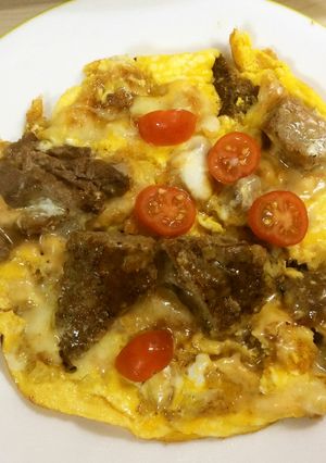 【ピザリメイク】イタリア風オムレツ-レシピのメイン写真