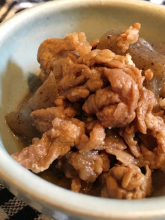 牛肉とこんにゃくの甘辛煮-レシピのメイン写真