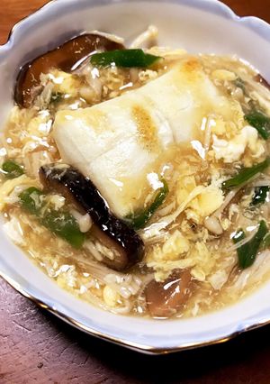 余ったお餅で♪ お餅の中華あんかけスープ-レシピのメイン写真