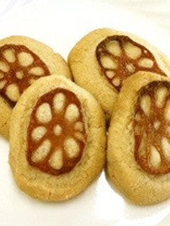 れんこんと阿波晩茶の米粉クッキー-レシピのメイン写真