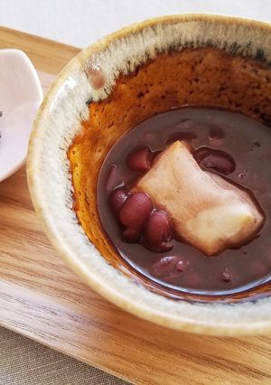 圧力鍋で♪我が家の甘さ控えめおしるこ-レシピのメイン写真