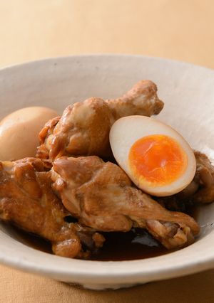 鶏手羽元とゆで卵の甘酢煮-レシピのメイン写真