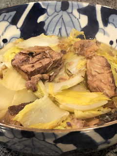 ちっちゃいおかず・白菜とサバの味噌煮-レシピのメイン写真