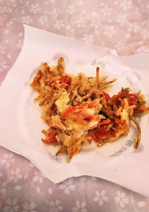 余り物リメイク☆きんぴらの天ぷら-レシピのメイン写真