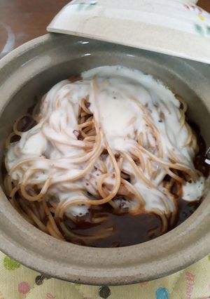 土鍋で☆簡単焼きチーズパスタ☆-レシピのメイン写真