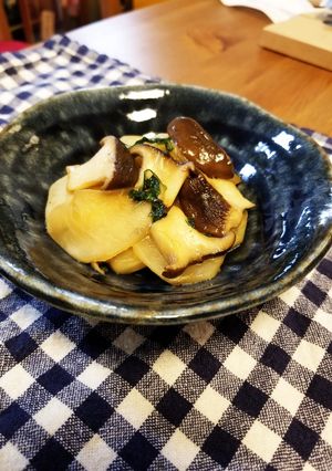 簡単★かぶとエリンギのにんにく醤油炒め-レシピのメイン写真