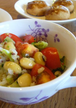 もち麦と大豆のサラダ～秋葉区～-レシピのメイン写真