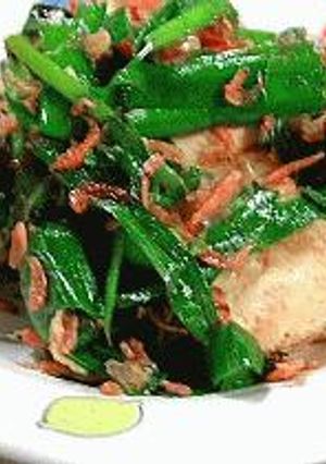 豆腐とアミえびの炒め物-レシピのメイン写真