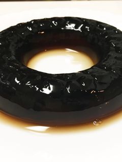 甘すぎ黒豆で、ドリップ・コーヒー寒天-レシピのメイン写真