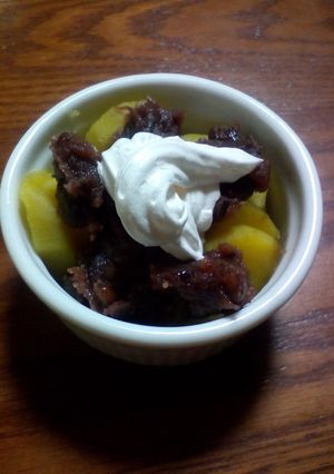 【家で作る】最強のあんこ・ホイップケーキ-レシピのメイン写真