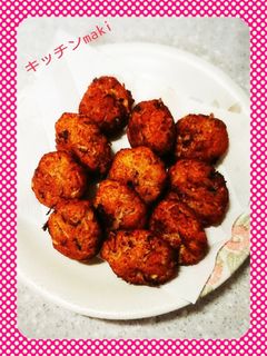 もっちりふわ×②♡さつま揚げ(^O^)-レシピのメイン写真