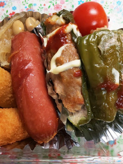 簡単!オーブンでピーマンの肉詰め♪-レシピのメイン写真