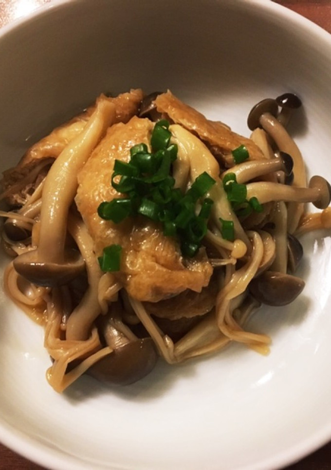 油揚げときのこの炒め煮-レシピのメイン写真