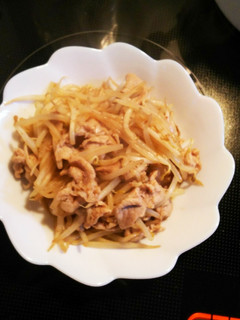 【おつまみにも最適☆】もやし&豚肉炒め☆-レシピのメイン写真