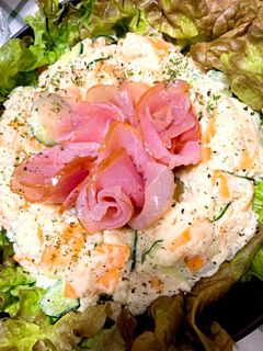 【簡単】ブーケポテトサラダ-レシピのメイン写真