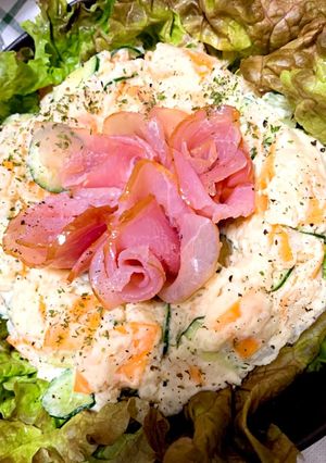 【簡単】ブーケポテトサラダ-レシピのメイン写真