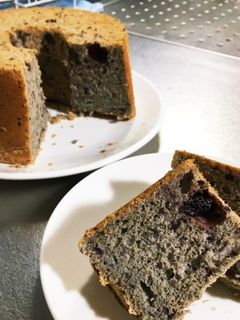 ブルーベリージャムのシフォンケーキ☆-レシピのメイン写真
