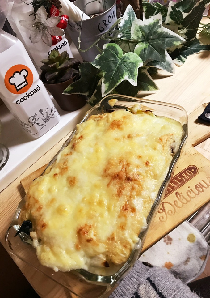 長芋と豆腐の和風グラタン-レシピのメイン写真