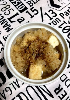 レンチン、厚揚げのおろしポン酢-レシピのメイン写真