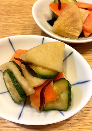 ちょっとひと手間！野菜のハリハリ漬け☆-レシピのメイン写真