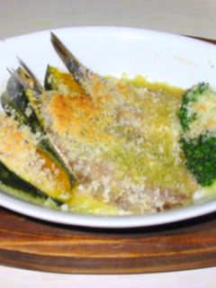 イワシと野菜のアーモンドパン粉焼き♫♬-レシピのメイン写真