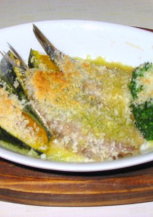 イワシと野菜のアーモンドパン粉焼き♫♬-レシピのメイン写真