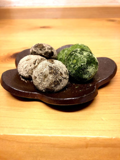 抹茶とほうじ茶のスノーボールクッキー♪-レシピのメイン写真