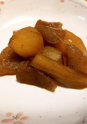 ヤーコンと蒟蒻の炒め物。キムチ味-レシピのメイン写真