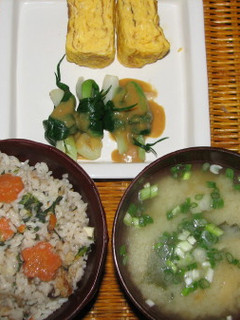 『筍ご飯』の朝ごはん-レシピのメイン写真
