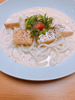 明太子クリームうどん-レシピのメイン写真