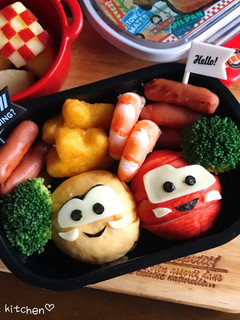 簡単キャラ弁♡ツムツム風カーズ弁当-レシピのメイン写真