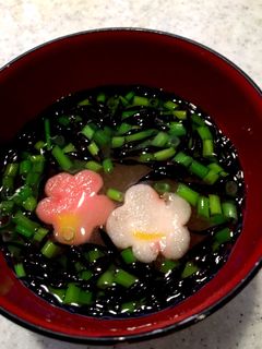お一人様用。即席ヒジキ入り味噌汁。-レシピのメイン写真