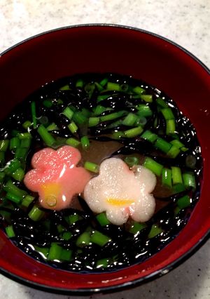 お一人様用。即席ヒジキ入り味噌汁。-レシピのメイン写真