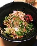 自家製梅干しのさっぱりごぼう茶うどん
