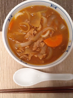 簡単!美味しい!カレーうどん-レシピのメイン写真