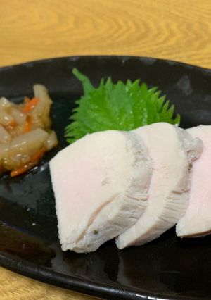 冷凍&切り方がコツ☆簡単超柔らか鶏ハム♪-レシピのメイン写真