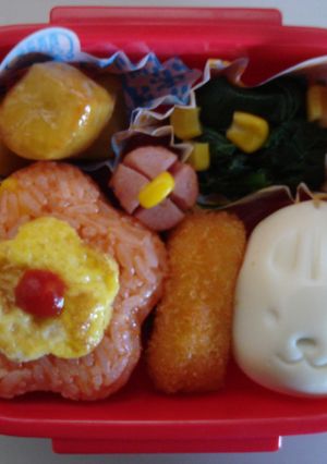 キャラ弁*春のお花べんとう*-レシピのメイン写真