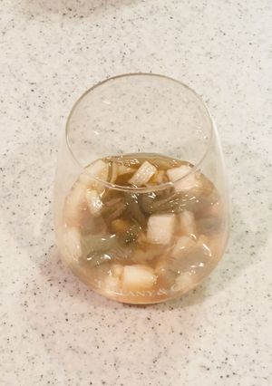山芋とじゅんさいの前菜-レシピのメイン写真