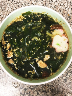 即席ワカメ春雨スープ-レシピのメイン写真