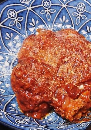 トマトジュースで作る煮込みハンバーグ-レシピのメイン写真