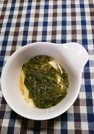 スルッと！玉子豆腐とめかぶ(^ー^)-レシピのメイン写真
