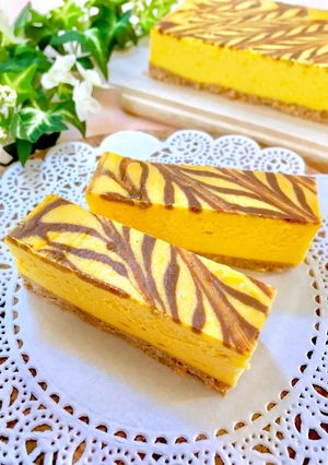 ＊かぼちゃのスティックチーズケーキ＊-レシピのメイン写真