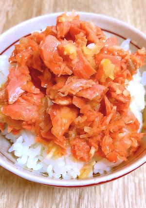 レンジで簡単！！大人鮭ふりかけ！-レシピのメイン写真