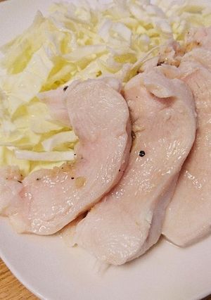 炊飯器保温でいい感じのサラダチキン♪-レシピのメイン写真