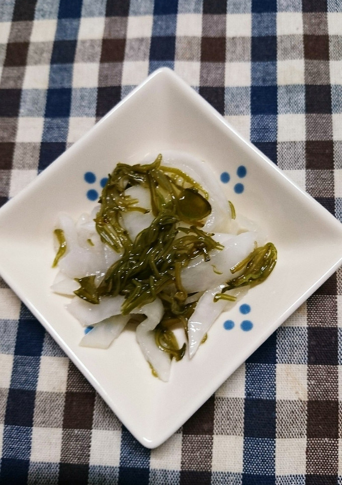 美味！めかぶと塩大根の和え物-レシピのメイン写真